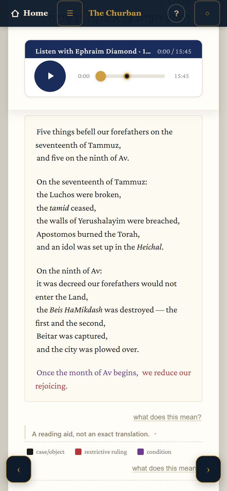 The Mishnah page Taanis 4:6, with the spot circled